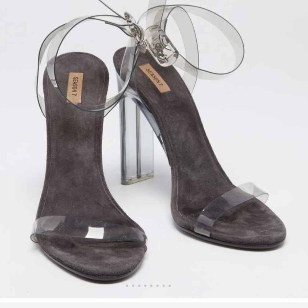 YEEZY SEASON 6 LUCITE KIM KARDASHIAN KANYE WEST PVC Sandal! 🔥